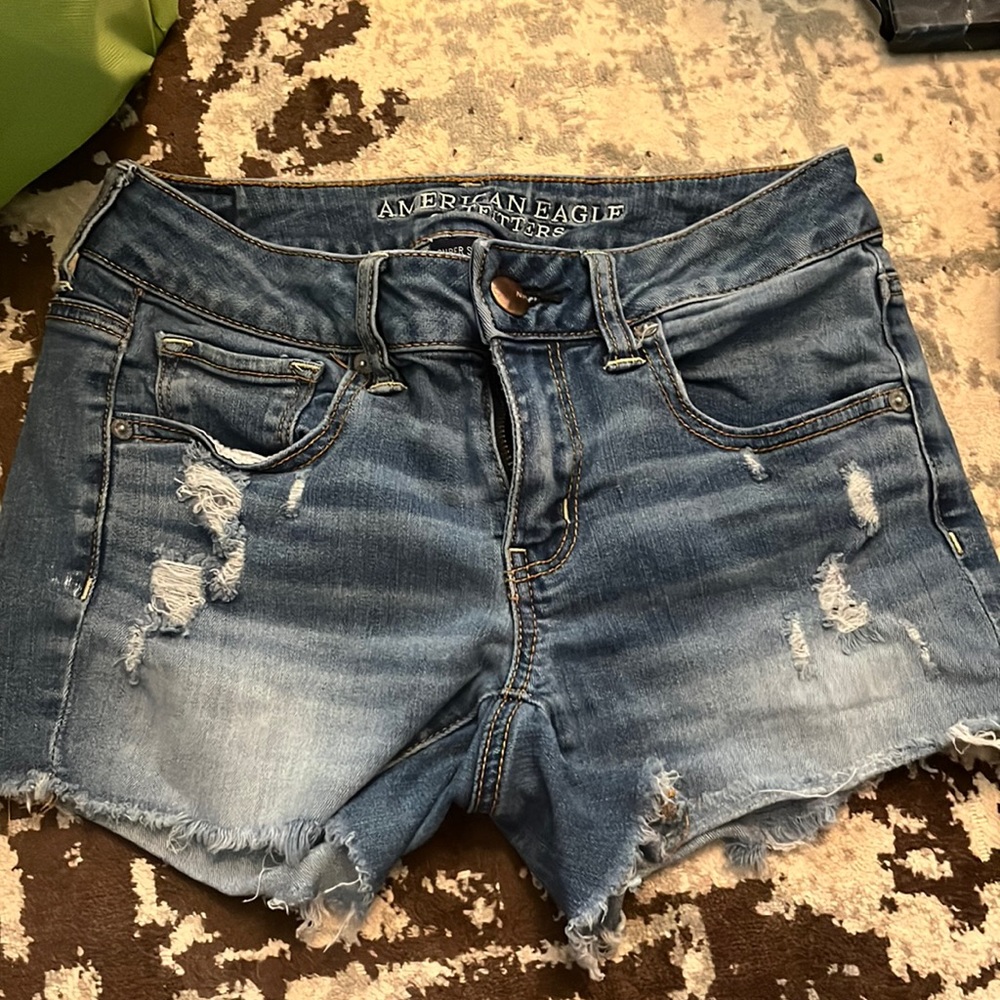 american eagle jean shorts
